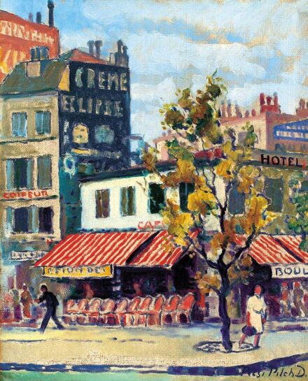 Pécsi Pilch Dezső (1888-1949) Párizsi részlet