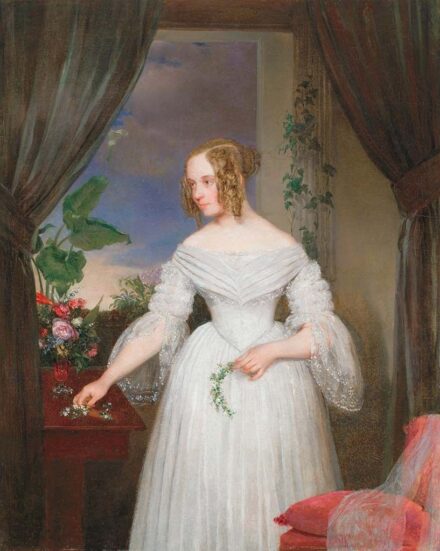Brocky Károly (1807-1855) Medgyaszai Cornélia arcképe