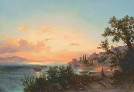Ifj. Markó Károly (1822-1891) Itáliai halászfalu, 1850