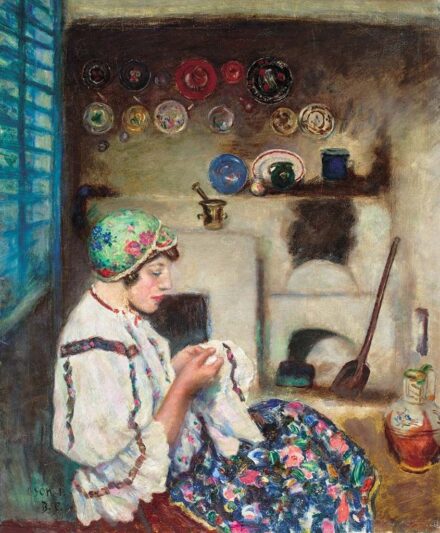 Csók István (1865-1961) Sokác lány