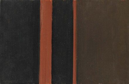 Barcsay Jenő (1900-1988) Barna-fekete II., 1982