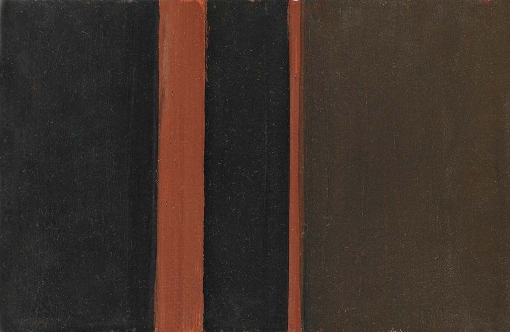 Barcsay Jenő (1900-1988) Barna-fekete II., 1982