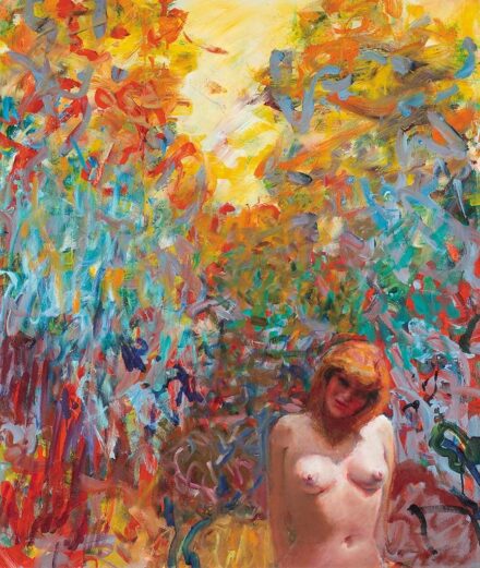 Konkoly Gyula (1941) Susanne chez Monet á Giverny No. 36; 1993