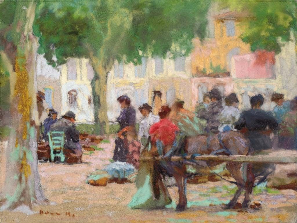 Poll Hugó (1867-1931) Parkban, 1910 körül