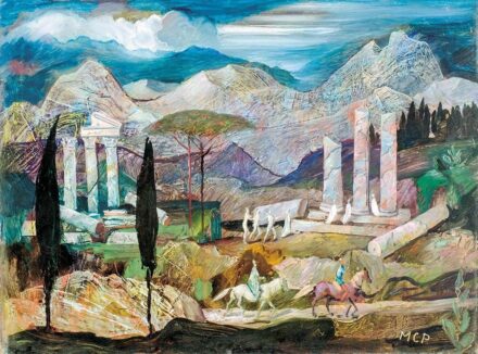 Molnár C. Pál (1894-1981) Olasz táj