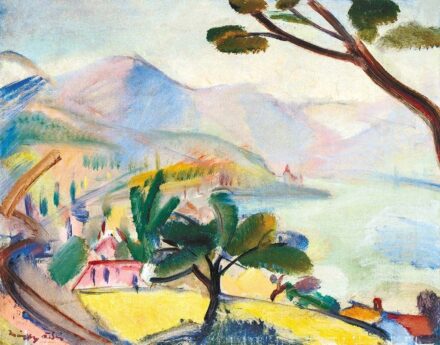 Márffy Ödön (1878-1959) Zebegényi táj, 1926 körül