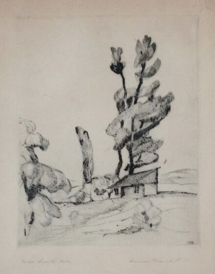 Lomniczai Kissevich H.: Tájkép, 1926