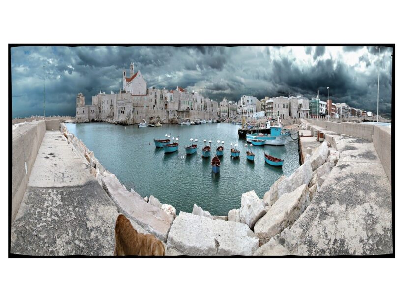 Dobos Sándor: Giovinazzo. Illesztett panorama (Stitched Panorama) (2004)  