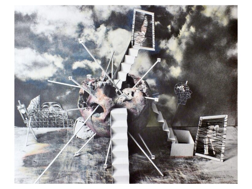 Fejér Ernő: Hamlet színpadkép. No. 9./a. (1986) 
