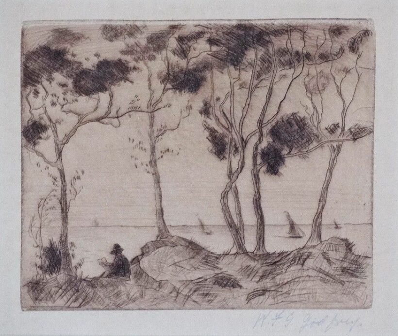 Godfrey, William F.G.(1884 - 1971): Tengerpart