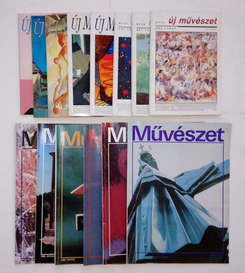 Művészet - 1979-80, Új Művészet – 1991-94 - 14 db művészeti folyóirat