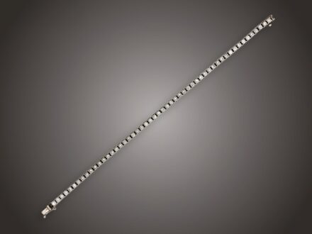 Karkötő, 750 au, 52 bril. cca. 4,50 ct, 14,6 g