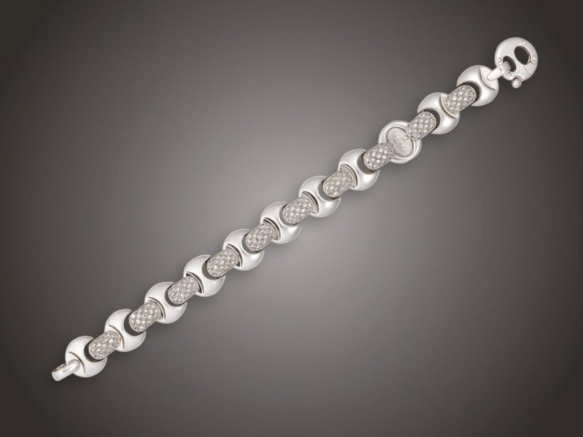 Nyakék, Baraka, 750 au, 170 bril. 3,12 ct, 87,0 g