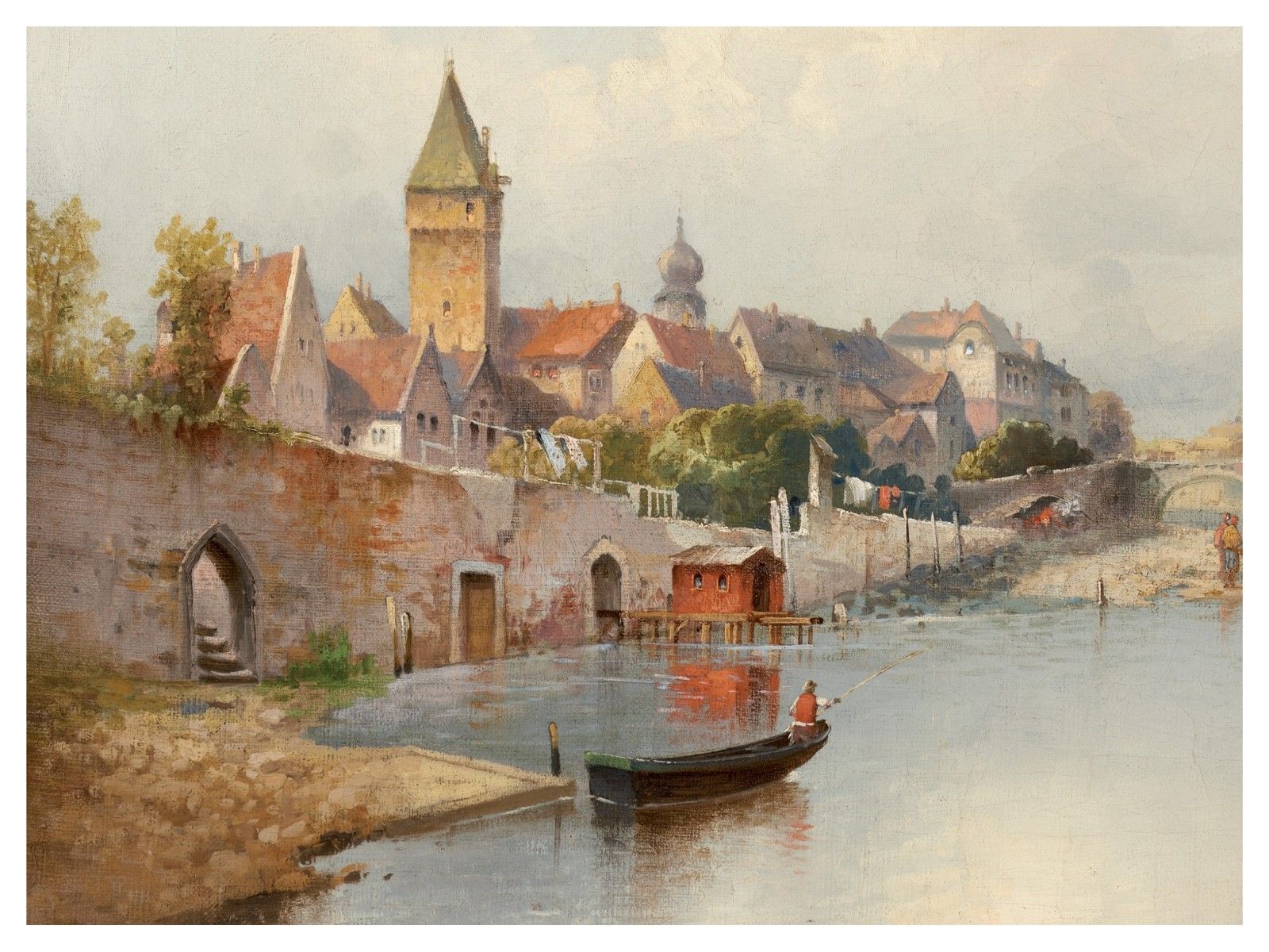 Karl Kaufmann: Holland kisváros látképe