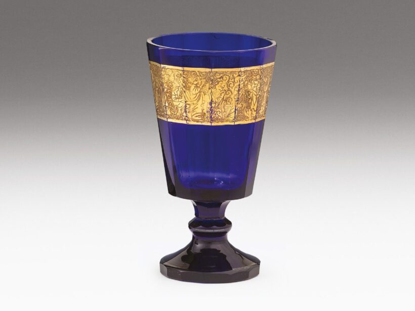 Art deco talpas kehely