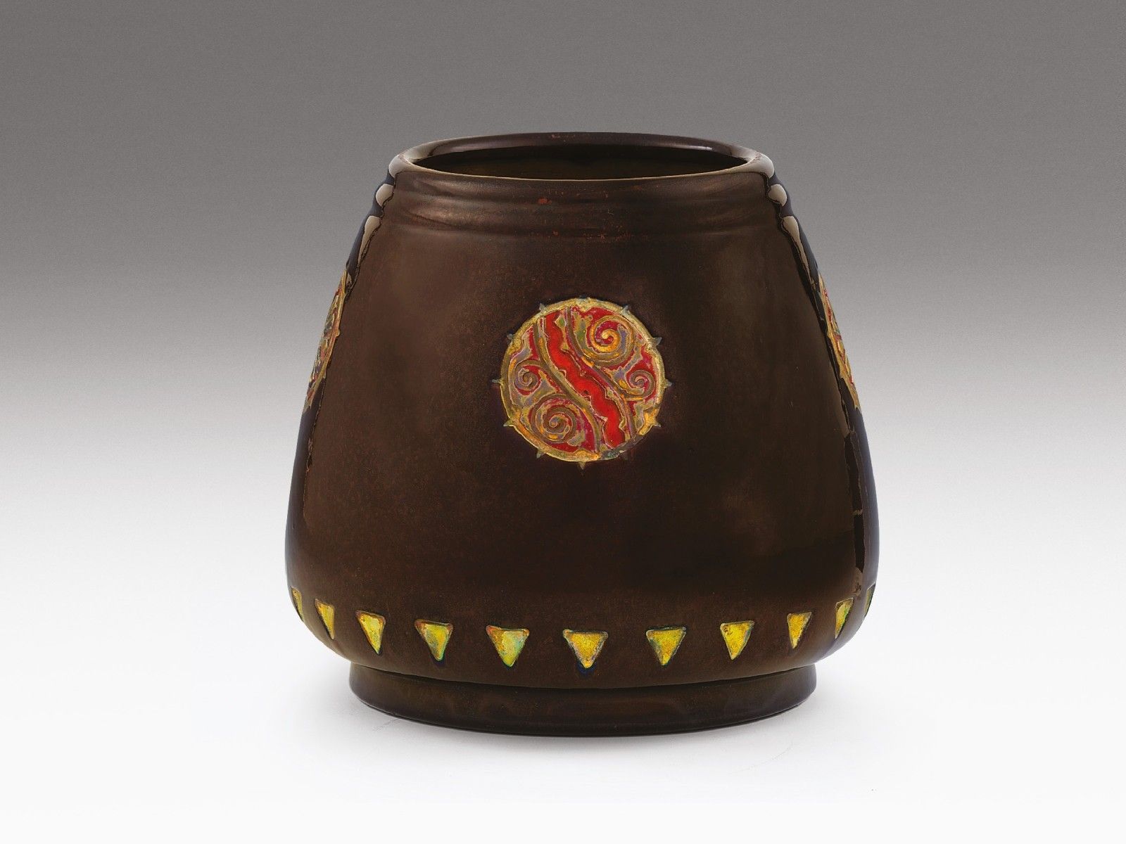 Zsolnay art deco virágcseréptartó