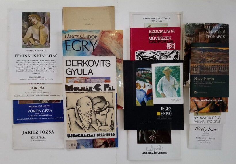Magyar képzőművészet (monografikus) - 19 db művészeti kiadvány
