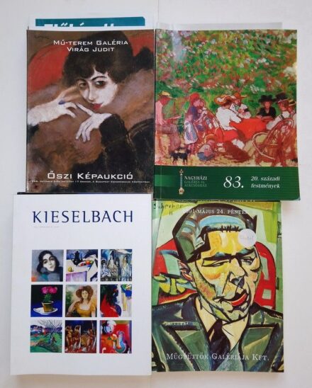 Vegyes kiadványok (Polgár Galéria, Műgyűjtők Galériája, Arte Galéria) - 16 db aukciós katalógus