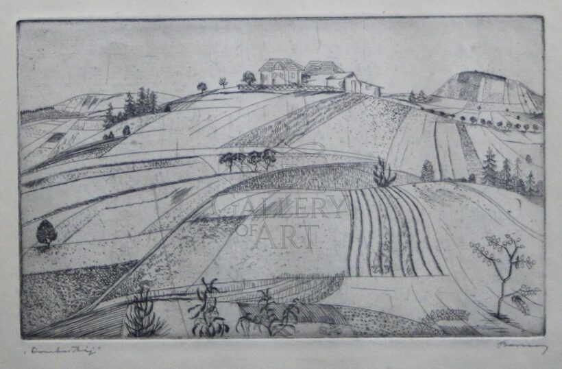 Barcsay Jenő (1900-1988): "Dunaközi táj "