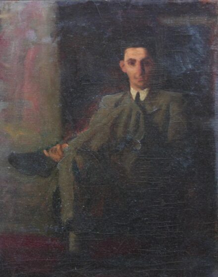 Szüle Péter (1886-1944): Férfi portré