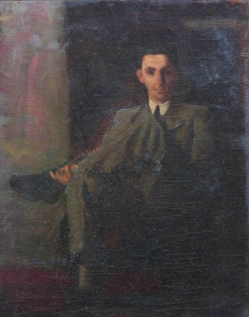 Szüle Péter (1886-1944): Férfi portré