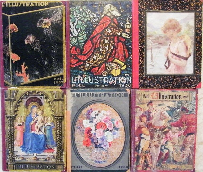 LIllustration 6 száma, hiányos példányok: 1929,-31,-32,-35,-36-os évekbõl