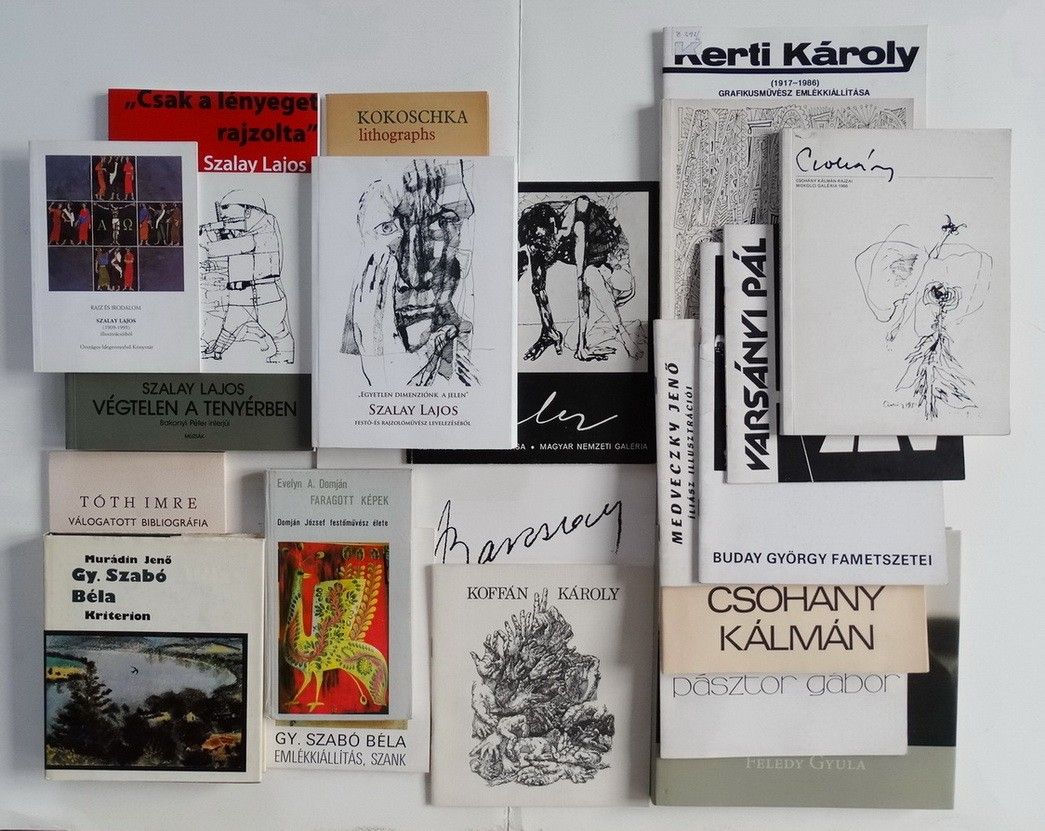 Magyar grafika - 22 db művészeti kiadvány