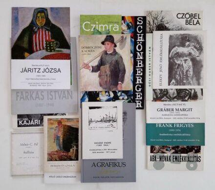 Magyar képzőművészet (monografikus) - 17 db művészeti kiadvány