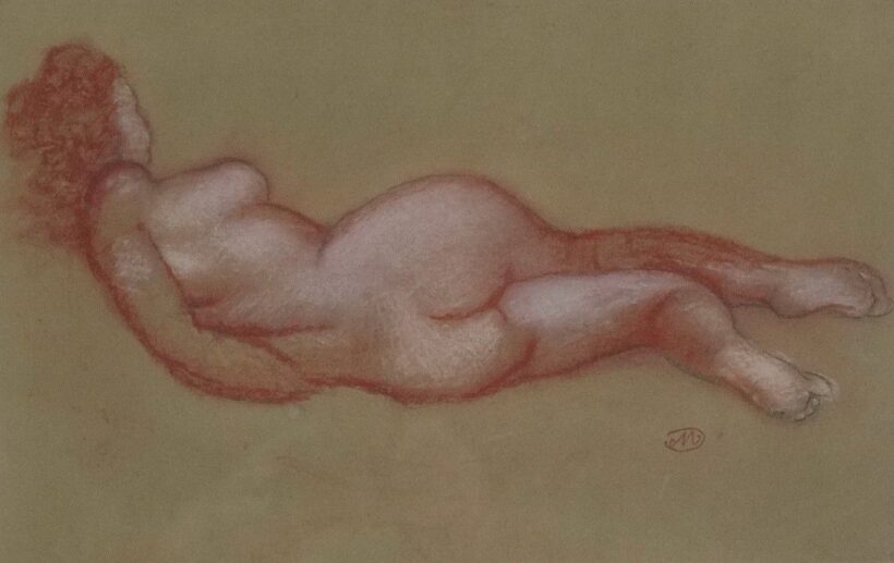 Maillol, Aristide (1861-1944): Fekvő akt