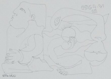 Vinkler László (1912 - 1980): Szfinx, 1964