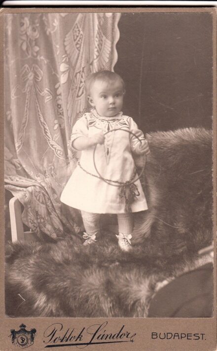 65-968 "Tóth Laci 1914" felírással, Pottok Sándor fényképész műhelyéből Budapest
