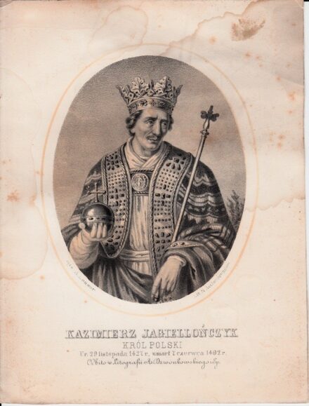 65-428 Kazimierz Jagiellonczyk lengyel király