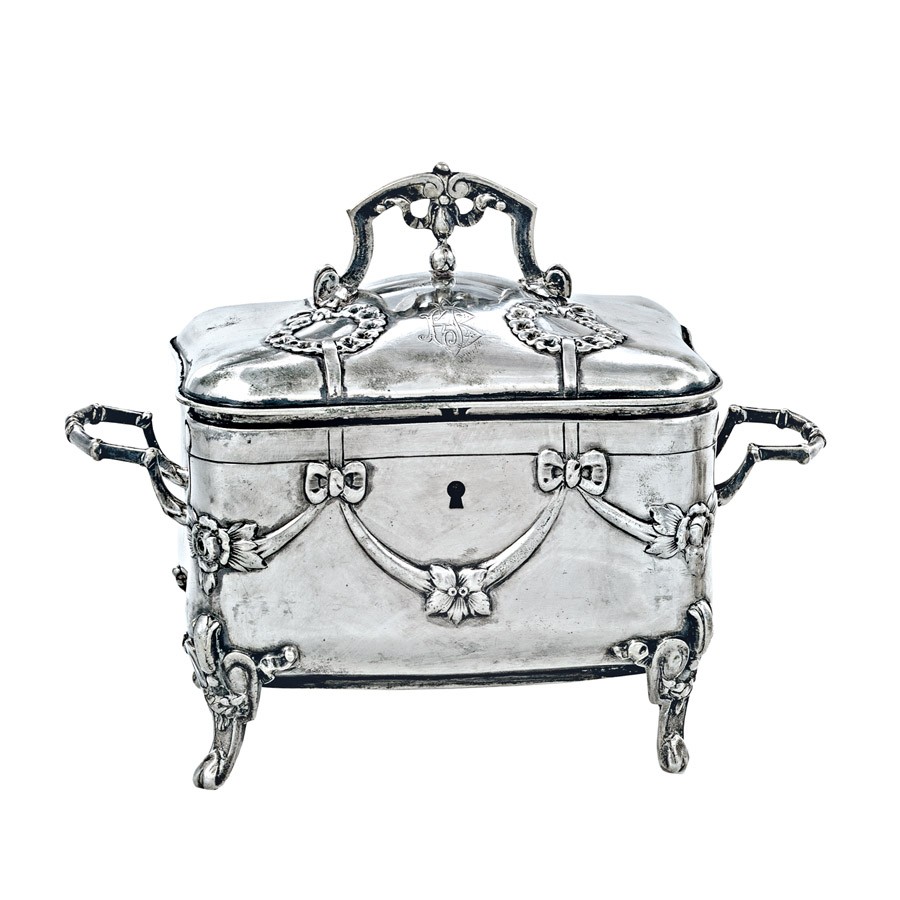 Szecessziós cukordoboz