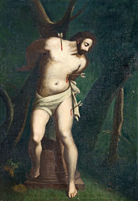 Piombo, Sebastiano del (1485-1547) után, 17. sz.: Szent Sebestyén