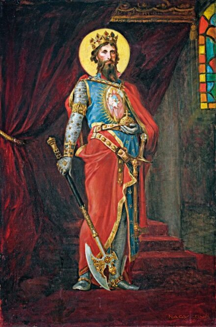 Nagy Ernő (1881-?): Szent László (Roskovics Ignác feménye után)