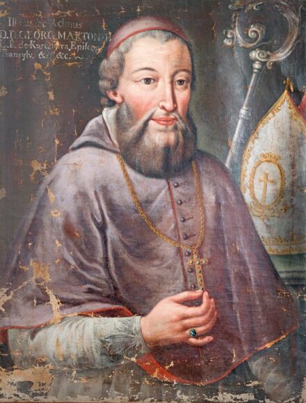 Magyar festő, 1800 körül: Mártonffy György erdélyi püspök (1663-1721)