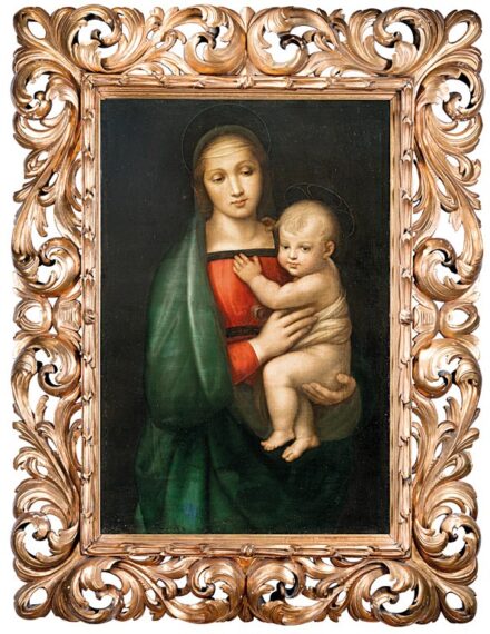 Raffaello Santi után, 19. sz. második fele: Madonna