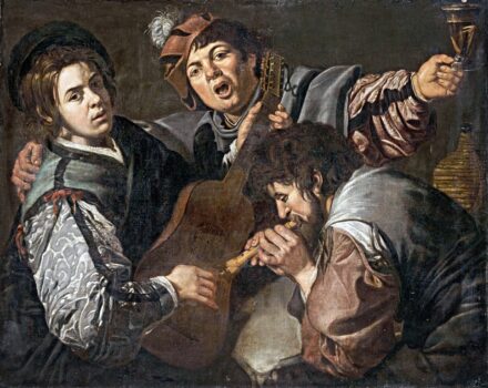 Boulogne, Valentin de (1591-1632) után, 18. sz.: Zenélő társaság