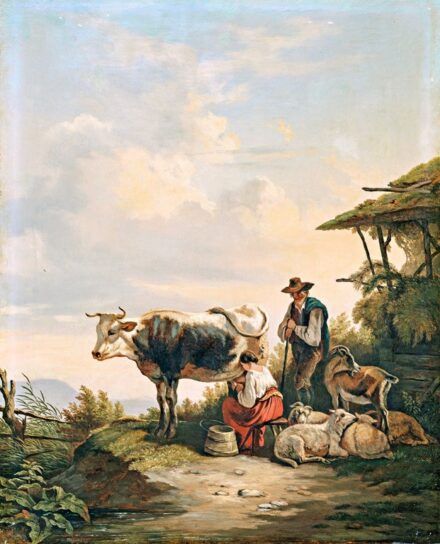 Seittler jelzéssel: Pásztorok, 1860