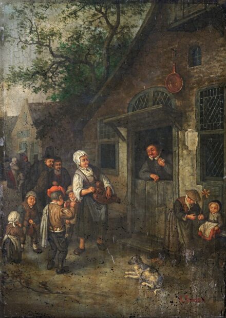 Brouwer, Adriaen (1605-1638) modorában, 19. sz.: Utcai zenészek
