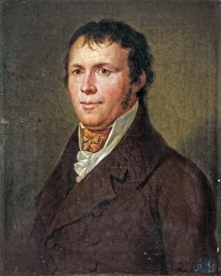 Donát János Dániel (1744-1830): Férfi portré, 1819    VÉDETT - NO EXPORT
