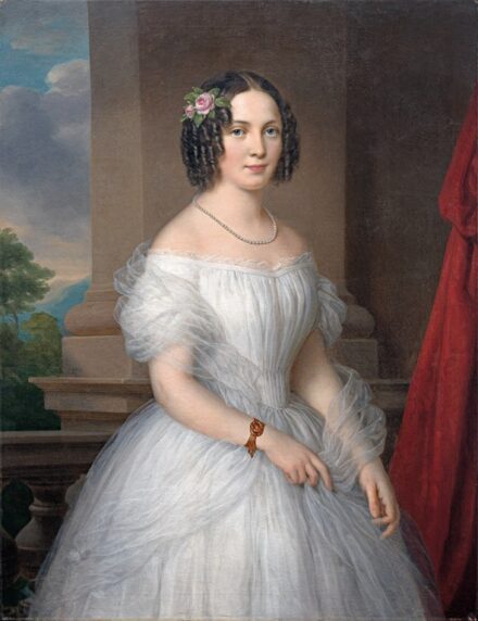 Barabás Miklós (1810-1898): Lónyay Albertné Kubinyi Róza portréja, 1869