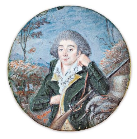 Francia miniatúrafestő, 19. sz. eleje: A vadász