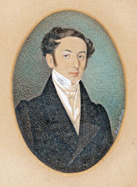 Theer, Robert (1808-1863): Férfi portré