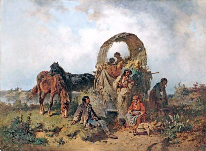 Venne, Adolf van der (1828-1911): Vándorcigányok