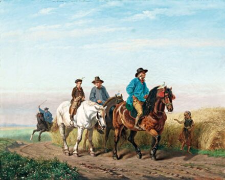 Khoor József (1817-1892): A kis kolduslány, 1872