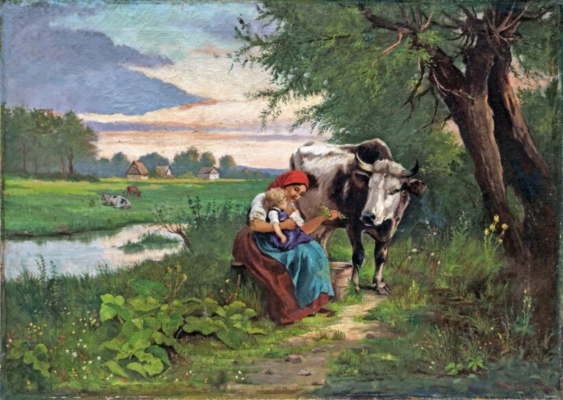 Golterlin, R. jelzéssel, 19. sz. második fele: Patakparton