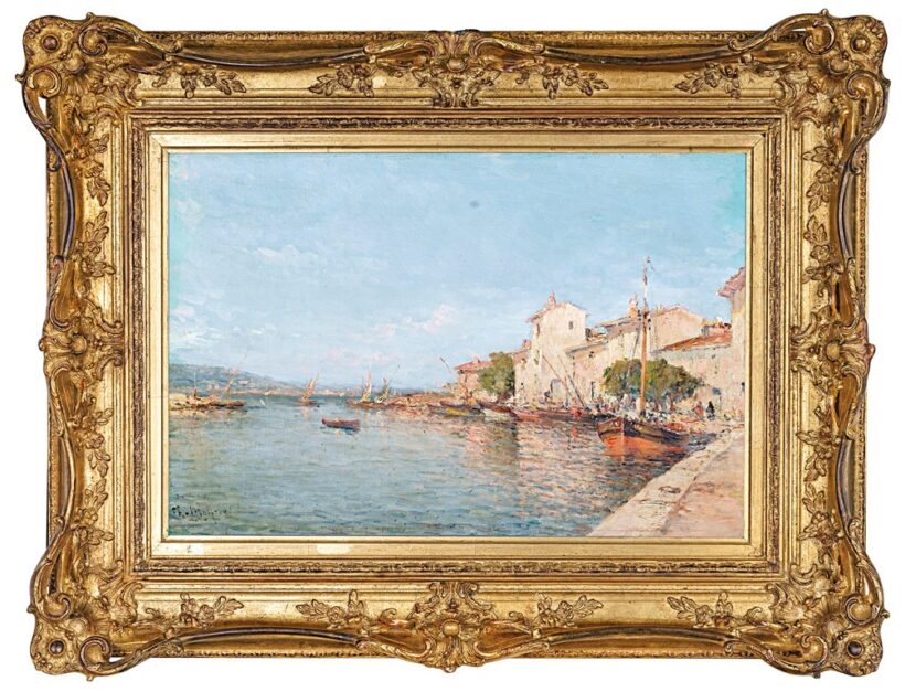 Malfroy, Charles (1862-1918): Mediterrán kikötő