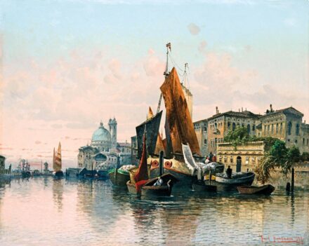Kaufmann, Karl (1843-1901): Velencei részlet, 1891
