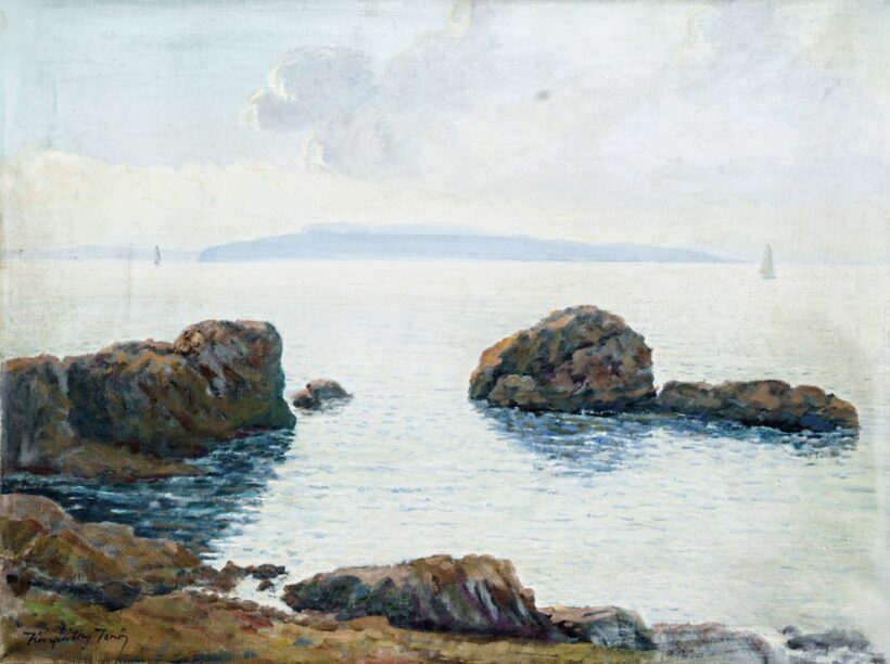 Kárpáthy Jenő (1870-1950): Sziklás tengerpart